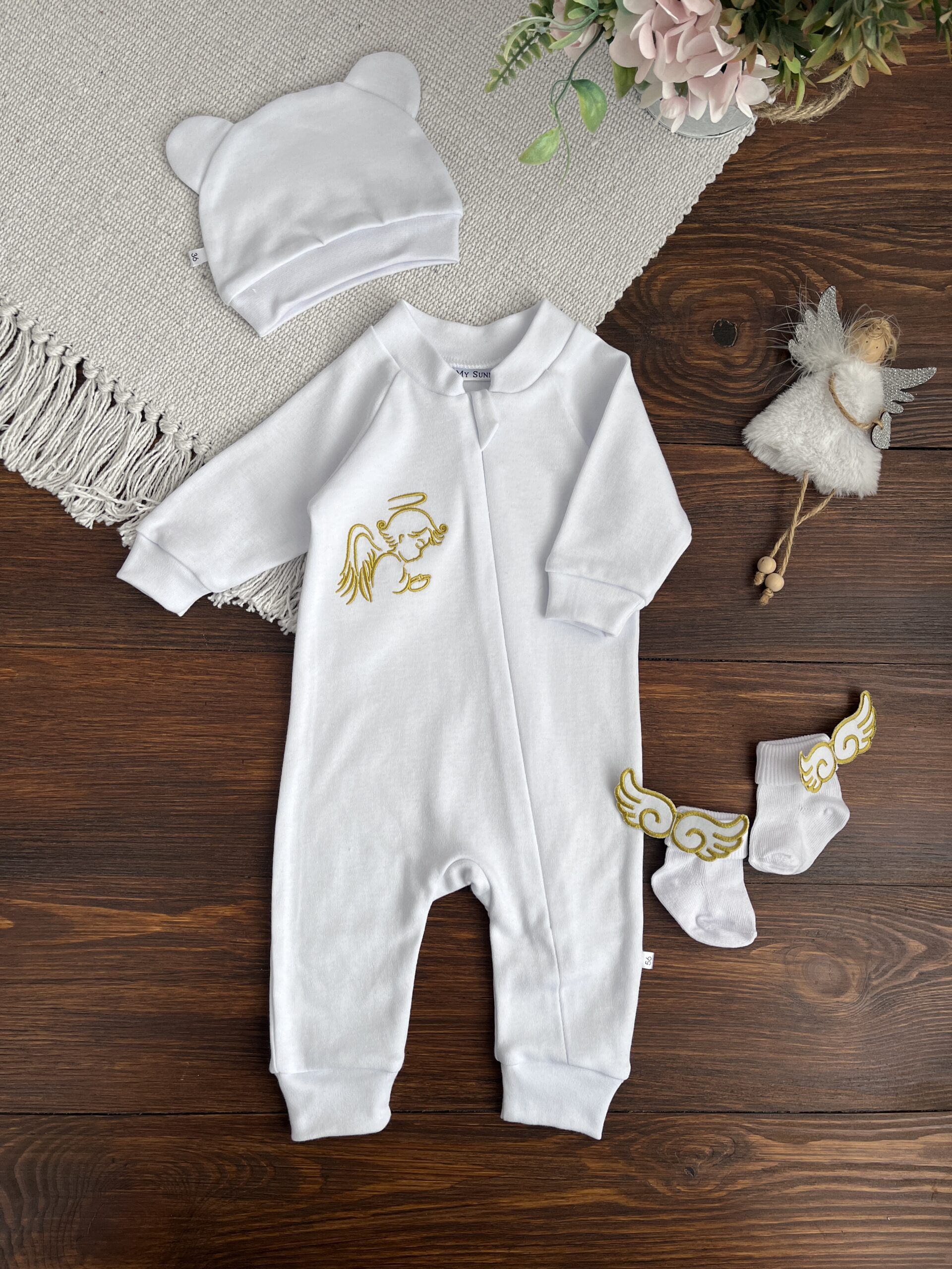 Комплект одягу для хрещення - Янголя